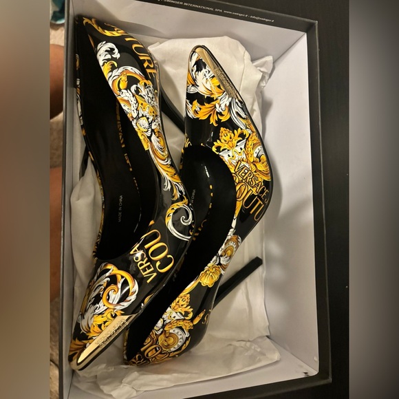 Versace Jean Couture Heels - Picture 1 of 6